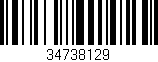 Código de barras (EAN, GTIN, SKU, ISBN): '34738129'