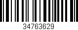 Código de barras (EAN, GTIN, SKU, ISBN): '34763629'