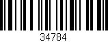 Código de barras (EAN, GTIN, SKU, ISBN): '34784'