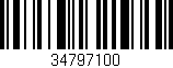 Código de barras (EAN, GTIN, SKU, ISBN): '34797100'
