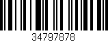 Código de barras (EAN, GTIN, SKU, ISBN): '34797878'