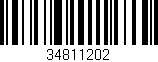 Código de barras (EAN, GTIN, SKU, ISBN): '34811202'