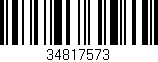 Código de barras (EAN, GTIN, SKU, ISBN): '34817573'