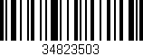Código de barras (EAN, GTIN, SKU, ISBN): '34823503'