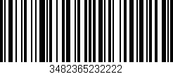 Código de barras (EAN, GTIN, SKU, ISBN): '3482365232222'