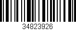Código de barras (EAN, GTIN, SKU, ISBN): '34823926'