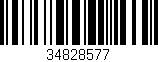 Código de barras (EAN, GTIN, SKU, ISBN): '34828577'