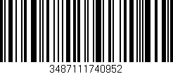 Código de barras (EAN, GTIN, SKU, ISBN): '3487111740952'