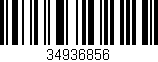 Código de barras (EAN, GTIN, SKU, ISBN): '34936856'