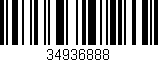 Código de barras (EAN, GTIN, SKU, ISBN): '34936888'