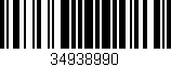 Código de barras (EAN, GTIN, SKU, ISBN): '34938990'