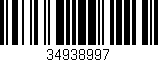 Código de barras (EAN, GTIN, SKU, ISBN): '34938997'