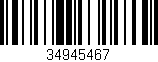 Código de barras (EAN, GTIN, SKU, ISBN): '34945467'