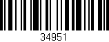 Código de barras (EAN, GTIN, SKU, ISBN): '34951'