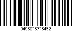 Código de barras (EAN, GTIN, SKU, ISBN): '3496875775452'