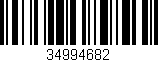 Código de barras (EAN, GTIN, SKU, ISBN): '34994682'