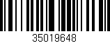 Código de barras (EAN, GTIN, SKU, ISBN): '35019648'