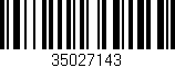 Código de barras (EAN, GTIN, SKU, ISBN): '35027143'