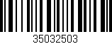 Código de barras (EAN, GTIN, SKU, ISBN): '35032503'