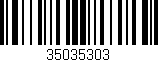 Código de barras (EAN, GTIN, SKU, ISBN): '35035303'
