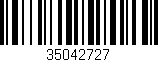Código de barras (EAN, GTIN, SKU, ISBN): '35042727'