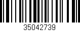 Código de barras (EAN, GTIN, SKU, ISBN): '35042739'