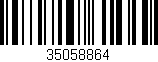 Código de barras (EAN, GTIN, SKU, ISBN): '35058864'