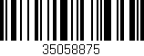 Código de barras (EAN, GTIN, SKU, ISBN): '35058875'