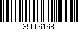 Código de barras (EAN, GTIN, SKU, ISBN): '35066168'
