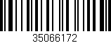 Código de barras (EAN, GTIN, SKU, ISBN): '35066172'