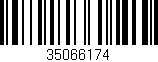 Código de barras (EAN, GTIN, SKU, ISBN): '35066174'