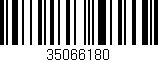 Código de barras (EAN, GTIN, SKU, ISBN): '35066180'