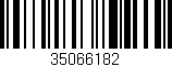 Código de barras (EAN, GTIN, SKU, ISBN): '35066182'