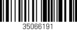 Código de barras (EAN, GTIN, SKU, ISBN): '35066191'
