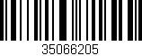 Código de barras (EAN, GTIN, SKU, ISBN): '35066205'