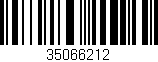 Código de barras (EAN, GTIN, SKU, ISBN): '35066212'