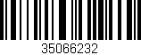 Código de barras (EAN, GTIN, SKU, ISBN): '35066232'