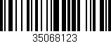 Código de barras (EAN, GTIN, SKU, ISBN): '35068123'