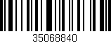 Código de barras (EAN, GTIN, SKU, ISBN): '35068840'