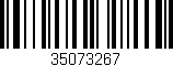 Código de barras (EAN, GTIN, SKU, ISBN): '35073267'