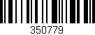 Código de barras (EAN, GTIN, SKU, ISBN): '350779'
