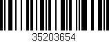 Código de barras (EAN, GTIN, SKU, ISBN): '35203654'