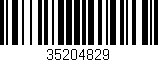 Código de barras (EAN, GTIN, SKU, ISBN): '35204829'
