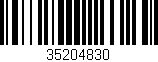 Código de barras (EAN, GTIN, SKU, ISBN): '35204830'