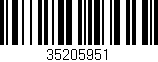 Código de barras (EAN, GTIN, SKU, ISBN): '35205951'