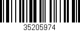 Código de barras (EAN, GTIN, SKU, ISBN): '35205974'