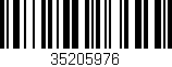 Código de barras (EAN, GTIN, SKU, ISBN): '35205976'