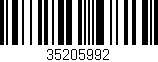 Código de barras (EAN, GTIN, SKU, ISBN): '35205992'
