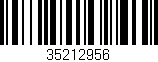 Código de barras (EAN, GTIN, SKU, ISBN): '35212956'