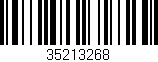 Código de barras (EAN, GTIN, SKU, ISBN): '35213268'